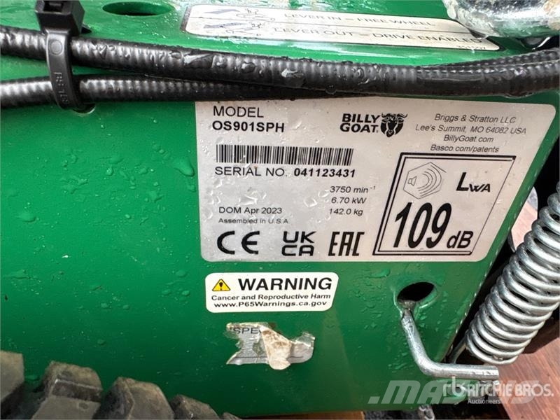 Billy Goat OS901SPH Seeder Mechanické sejačky