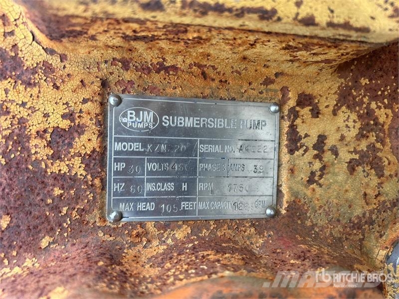 BJM Hydraulic Submersible Water Pump 其他组件