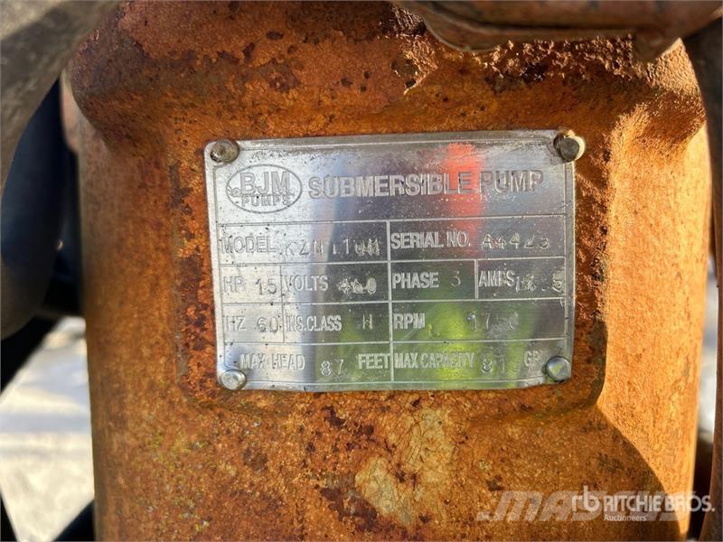  BJM Hydraulic Submersible Water Pump 其他组件