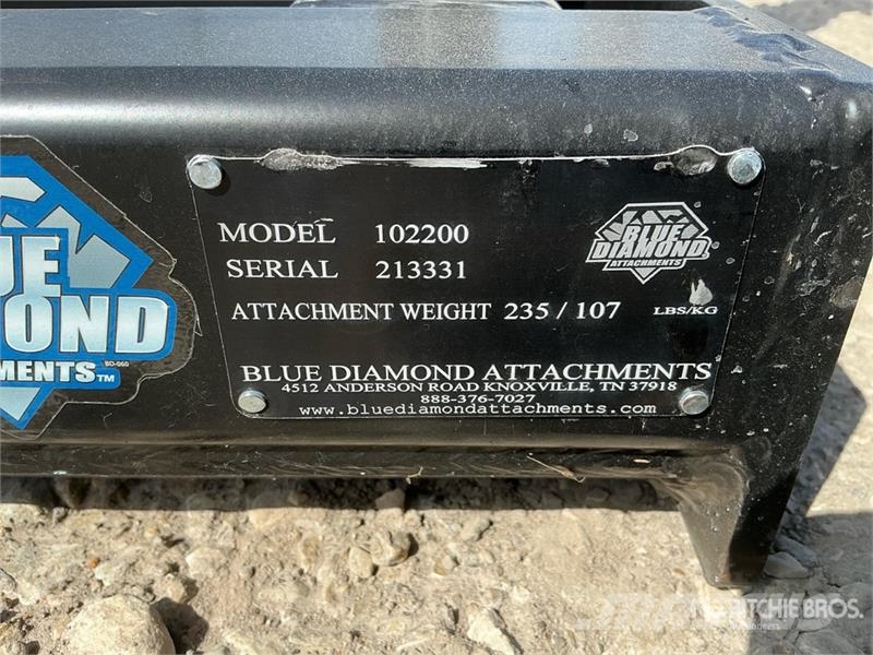 Blue Diamond 102200 36 in Skid Steer Sod Roller (Unused) Muud osad