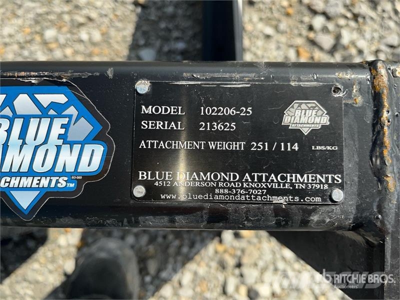 Blue Diamond 102206-25 Sod Roller Otros componentes