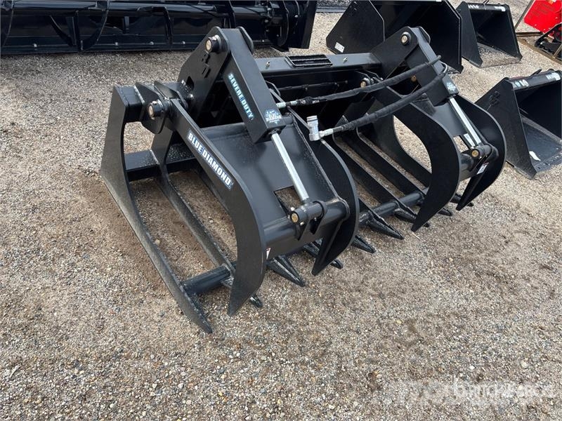 Blue Diamond 106450 72 in Root Skid Steer Grapple خطاطيف
