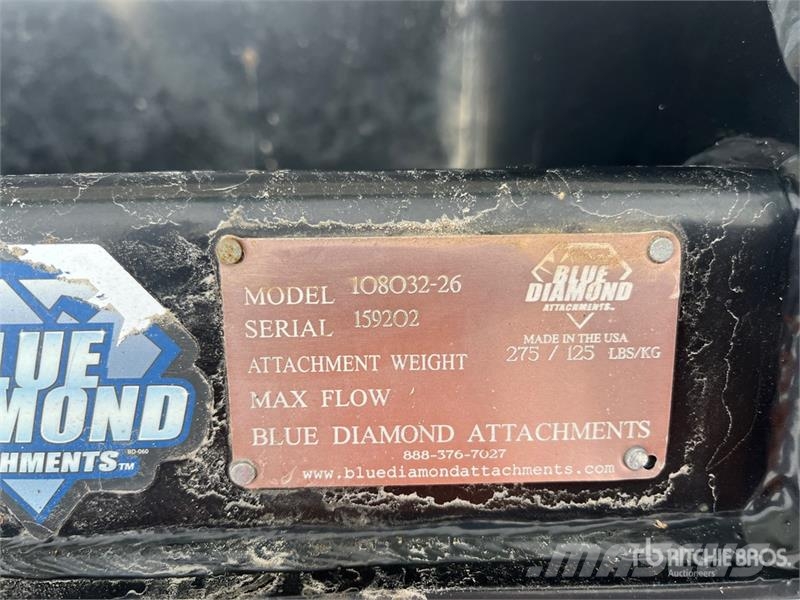Blue Diamond 108032-26 44 in General Purpose Skid Steer Bucket دلاء