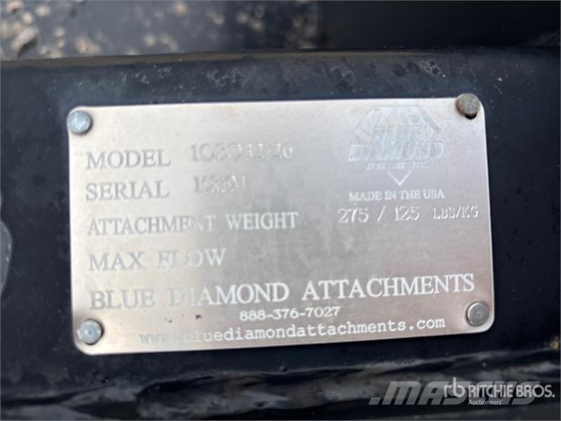 Blue Diamond 108032-26 44 in General Purpose Mini Skid Steer Bu دلاء