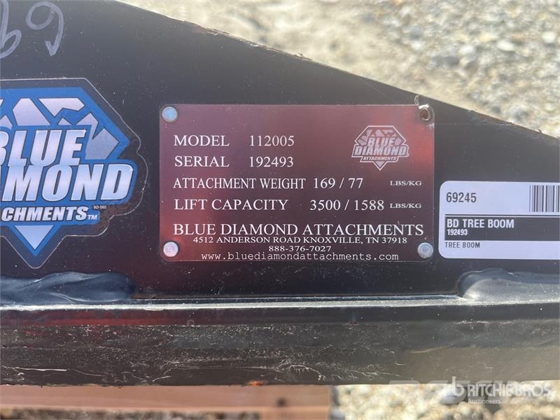 Blue Diamond 112005 46 in Skid Steer Boom Κατασκευές - Άλλα