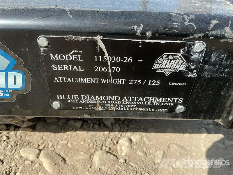 Blue Diamond 115030-26 49 in Skid Steer Landplane (Unused) Grades