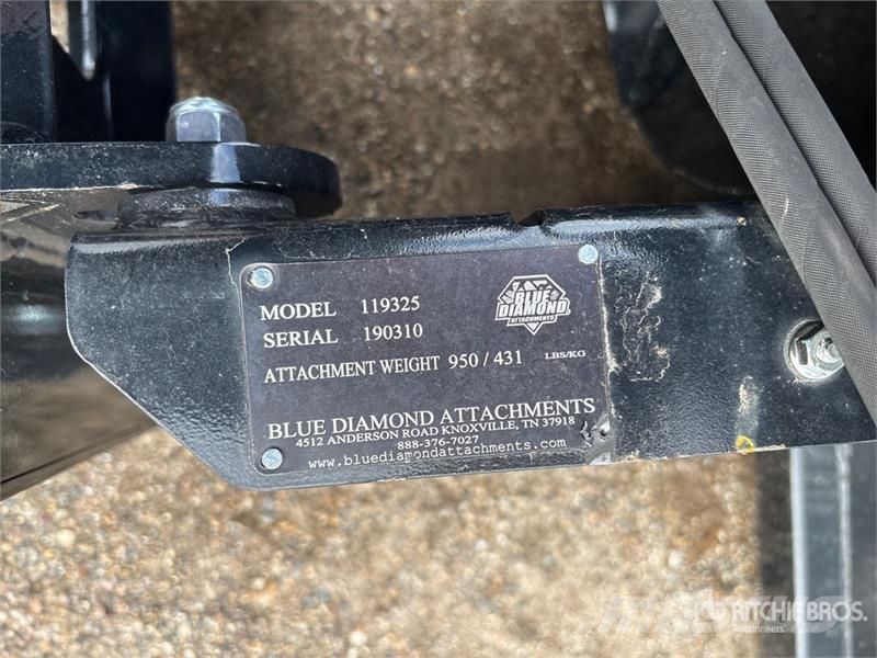 Blue Diamond 119325 76 in Skid Steer Snowblower Kar püskürtücüler