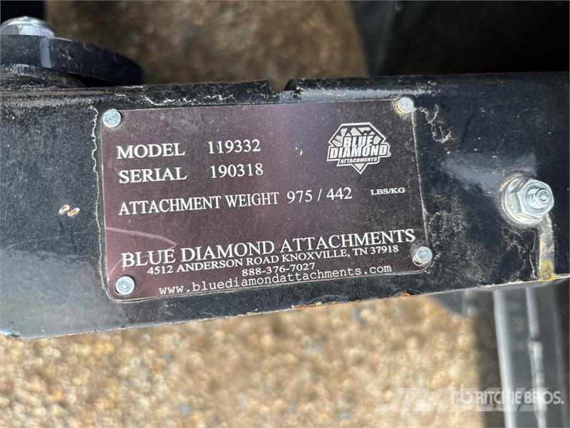 Blue Diamond 119332 86 in Skid Steer Snowblower Kar püskürtücüler