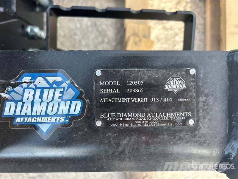 Blue Diamond 120505 Skid Steer Snow Blade Snow blades and plows