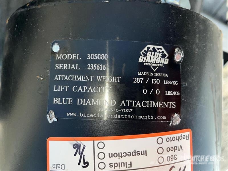 Blue Diamond 2 in 3-Point Auger Attachment Kmetijstvo - drugo