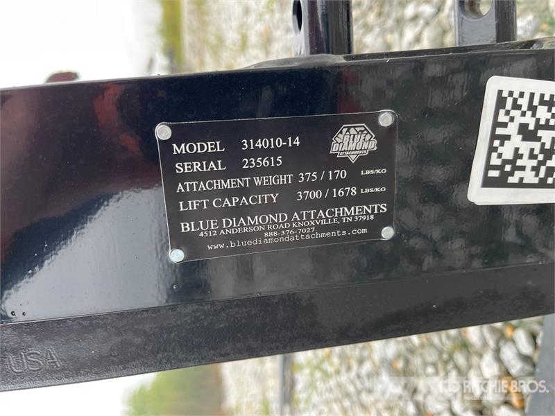 Blue Diamond 42 in Skid Steer Forks شوكات