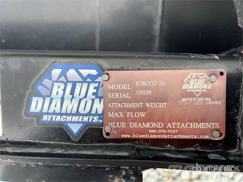 Blue Diamond 44 in General Purpose Skid Steer Bucket دلاء