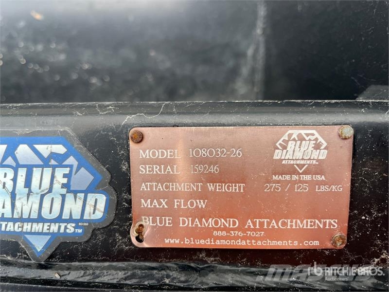 Blue Diamond 44 in General Purpose Skid Steer Bucket دلاء