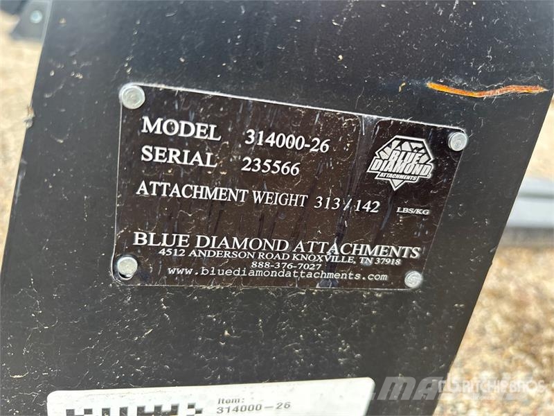 Blue Diamond 48 in Mini Skid Steer Forks Forche