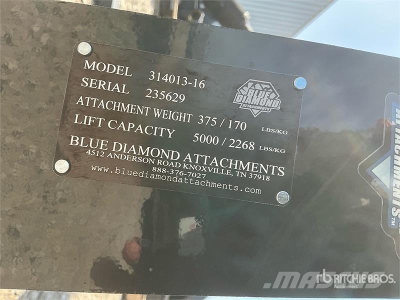 Blue Diamond 48 in Skid Steer Forks Вили