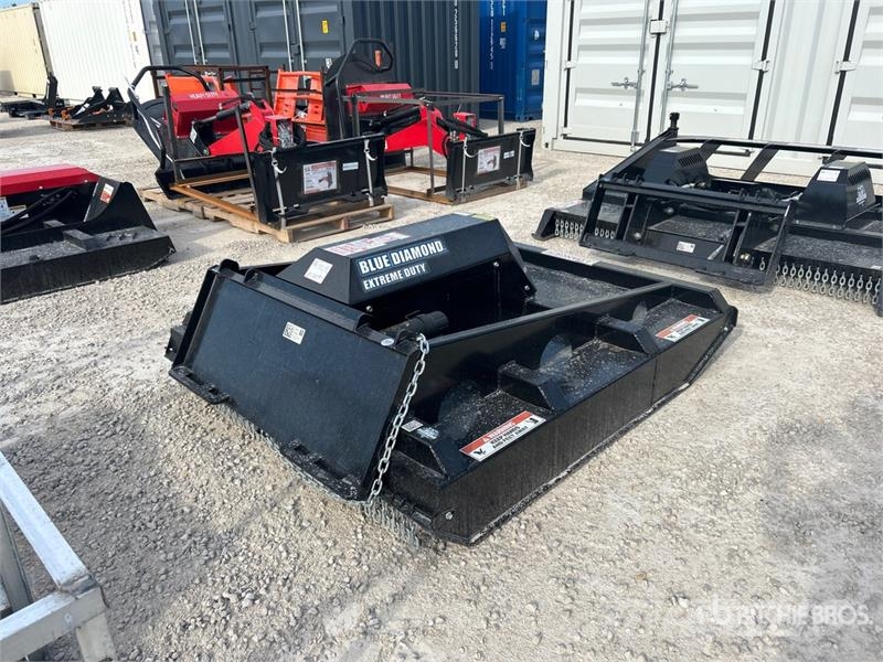 Blue Diamond 60 in Skid Steer Brush Cutter Pyörillä varustetut leikkurit