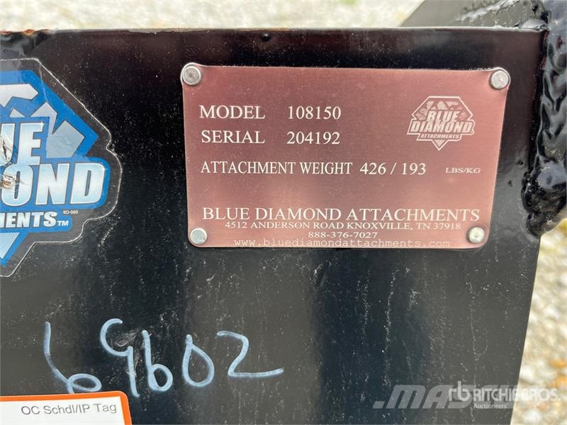 Blue Diamond 66 in General Purpose Skid Steer Bucket دلاء