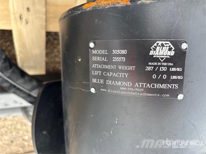 Blue Diamond 7 in Skid Steer Auger Sėjamosios