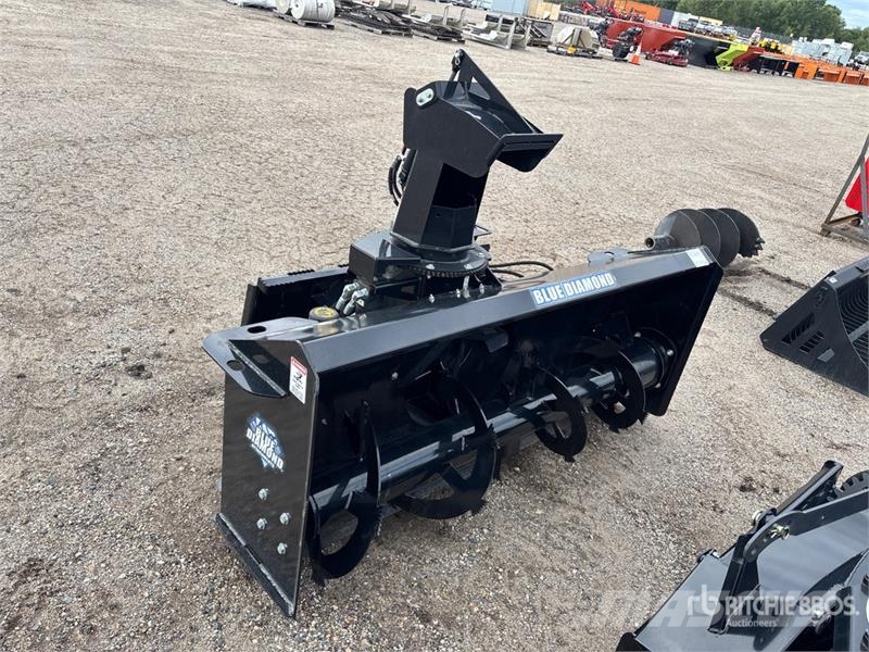 Blue Diamond 72 in Skid Steer Snowblower Kar püskürtücüler