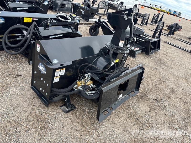 Blue Diamond 72 in Skid Steer Snowblower Kar püskürtücüler