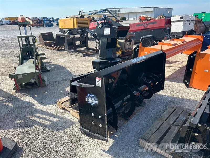 Blue Diamond 72 in Skid Steer Snowblower Lançadores de neve