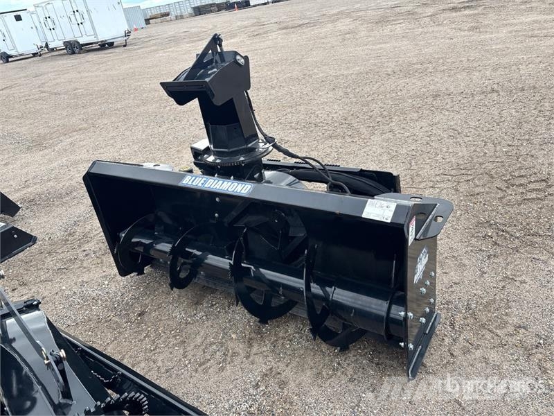 Blue Diamond 72 in Skid Steer Snowblower Kar püskürtücüler