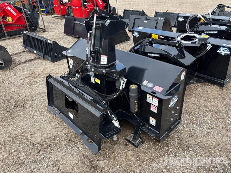 Blue Diamond 72 in Skid Steer Snowblower Kar püskürtücüler