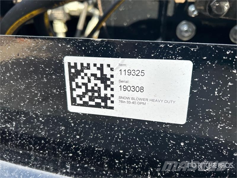 Blue Diamond 76 in Skid Steer Snowblower Lançadores de neve