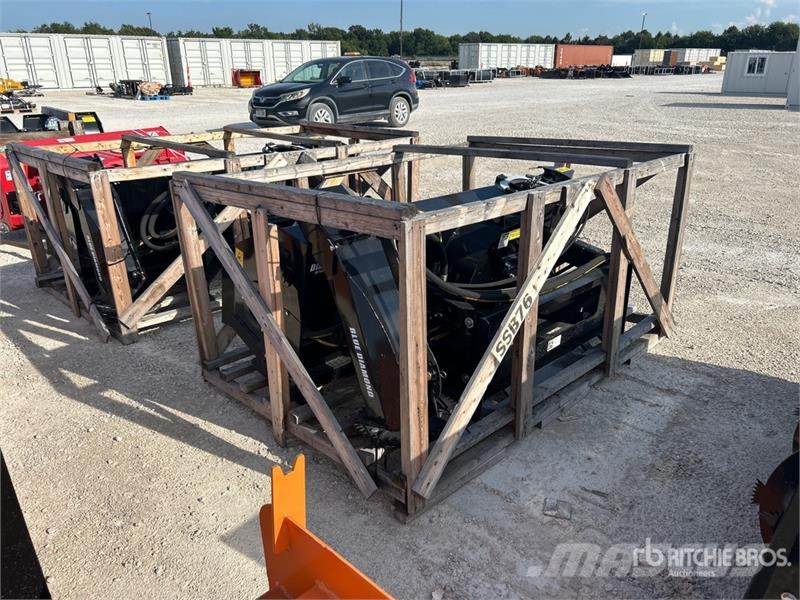 Blue Diamond 76 in Skid Steer Snowblower Lançadores de neve