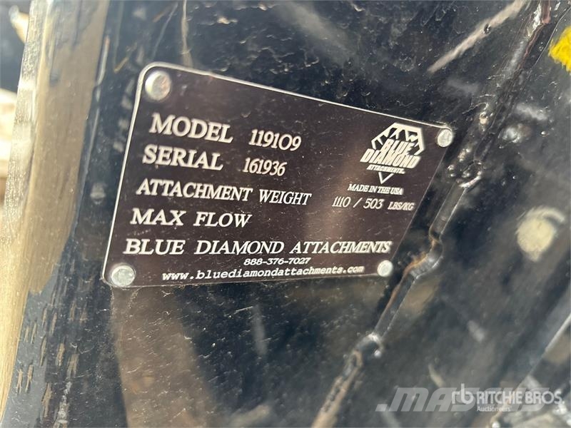 Blue Diamond 84 in Skid Steer Snowblower Kar püskürtücüler