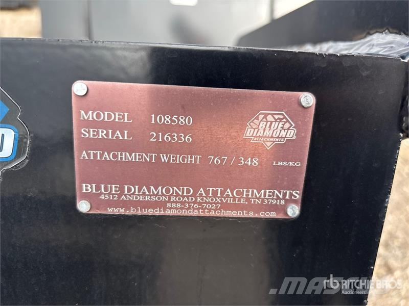 Blue Diamond 96 in General Purpose Skid Steer Bucket دلاء