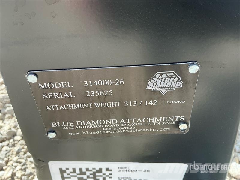 Blue Diamond Skid Steer Forks Вили