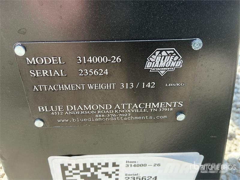 Blue Diamond Skid Steer Forks Вили