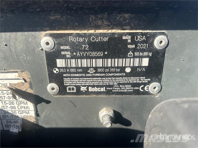 Bobcat 72 76 in Brush Cutter Kosilice za livade