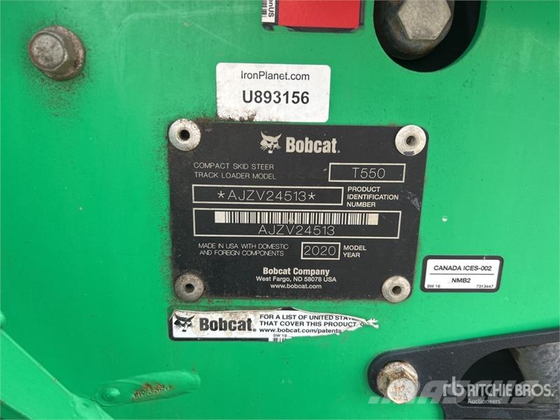 Bobcat T550 Skid steer mini nakladalci