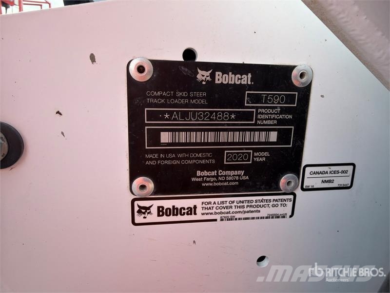 Bobcat T590 Carregadoras de direcção deslizante