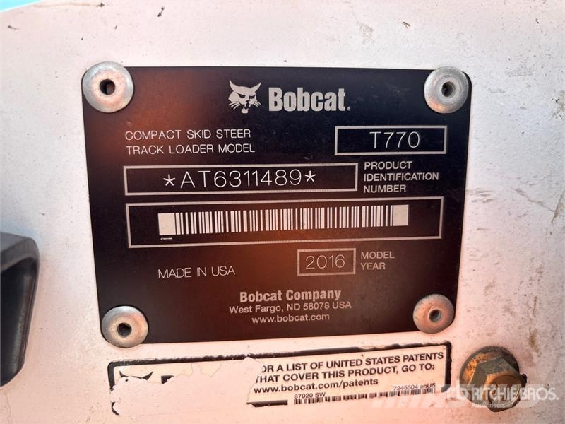 Bobcat T770 Skid steer loaders