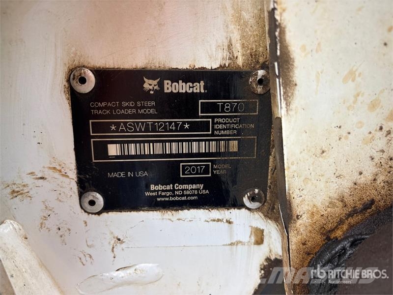 Bobcat T870 لوادر انزلاقية التوجيه