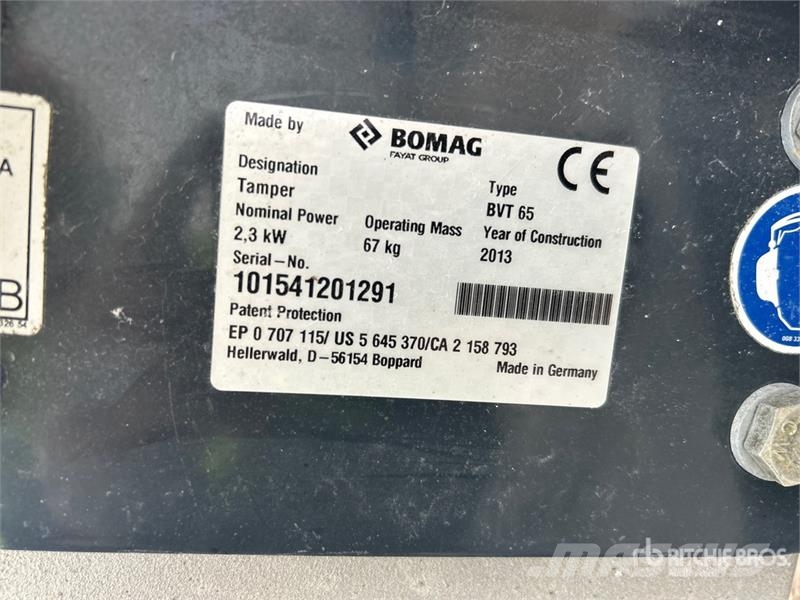 Bomag BVT65 Blietes