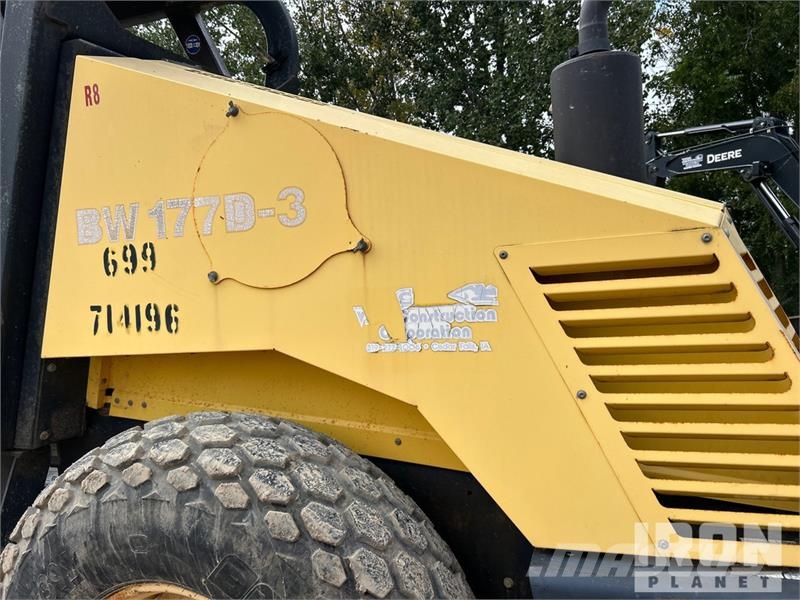 Bomag BW177D-3 Smooth Drum Compactor Vienvalča grunts veltņi
