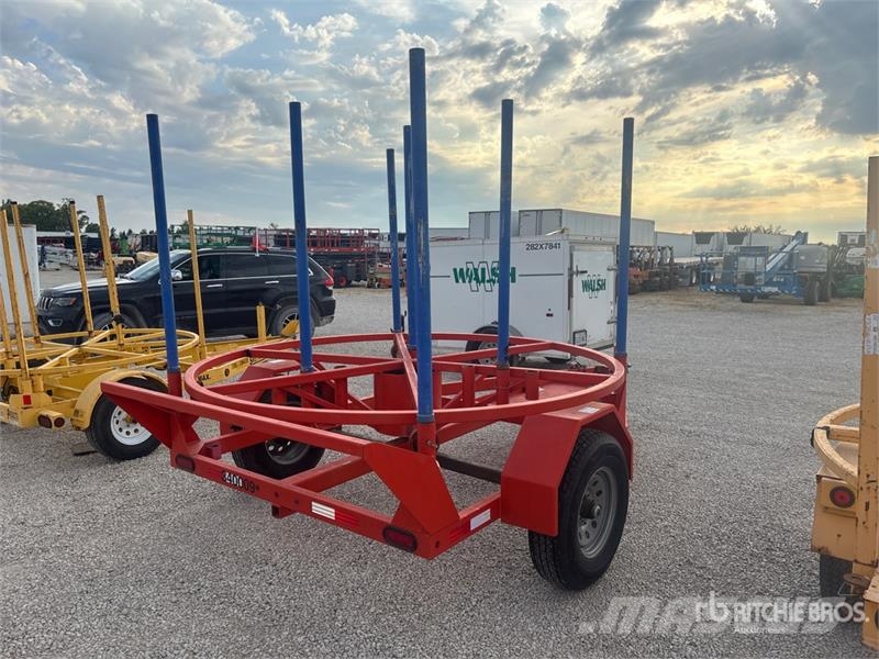 Brown & Hubert Coil Tubing Reel Trailer معدات التجهيز