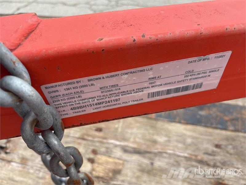 Brown & Hubert Coil Tubing Reel Trailer Processing Equipment