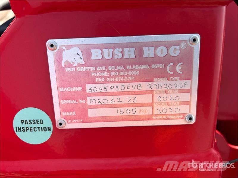 Bush Hog RMB2080F 65 in 3-Point Forward Reach Rear Mounted  Otra maquinaria agrícola