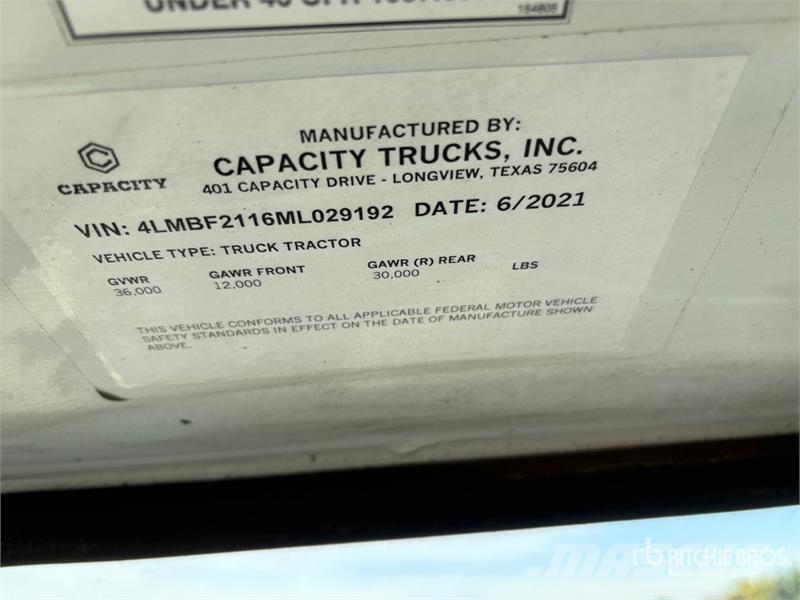 Capacity TJ5000 Spotter Truck Terminalzugmaschinen
