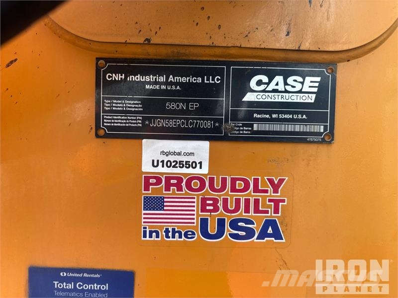 CASE 580 N EP 4x4 Backhoe Loader Baggerlader