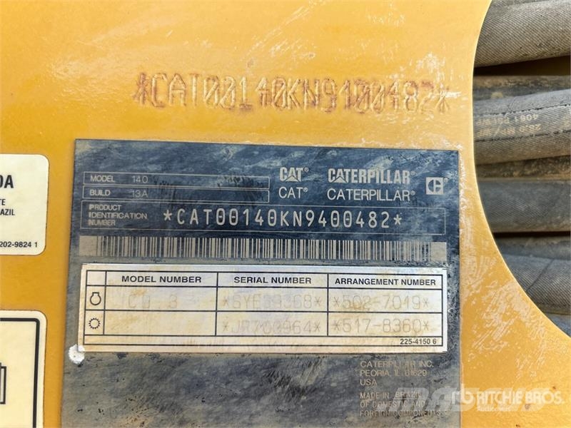 CAT 140 Motor Grader Greideri