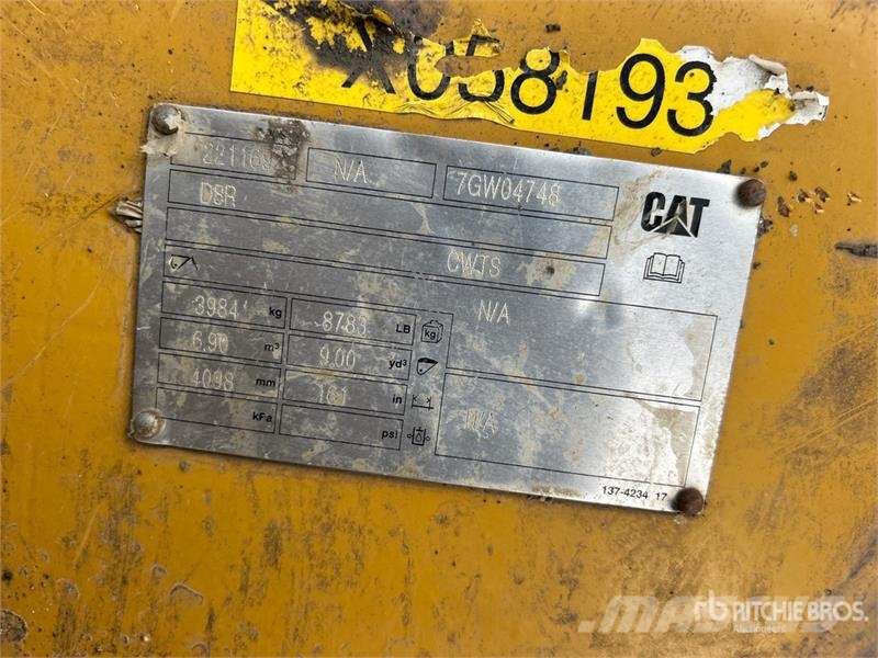 CAT 153 in Cushion Dozer Blade - Fits Cat D8R Πτερύγια