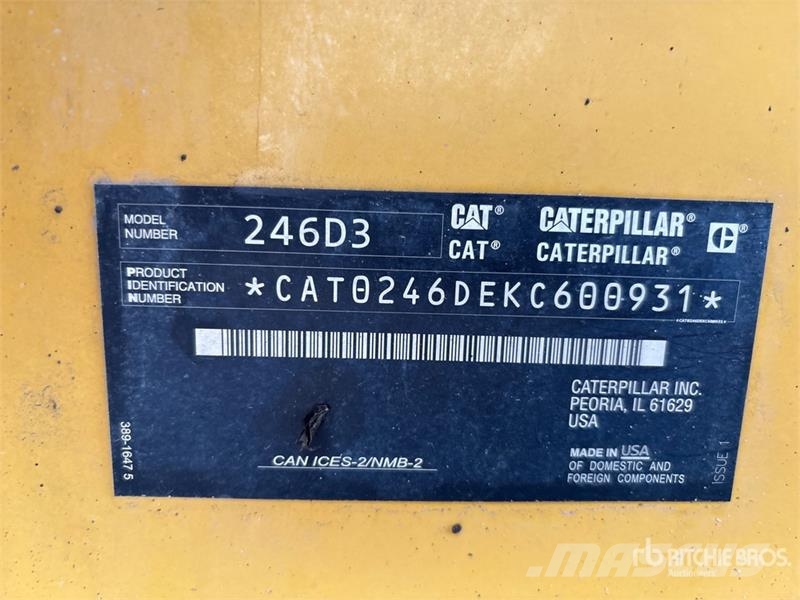 CAT 246D3 Two-Speed High Flow XPS Skid Steer Loader Skid steer mini nakladalci