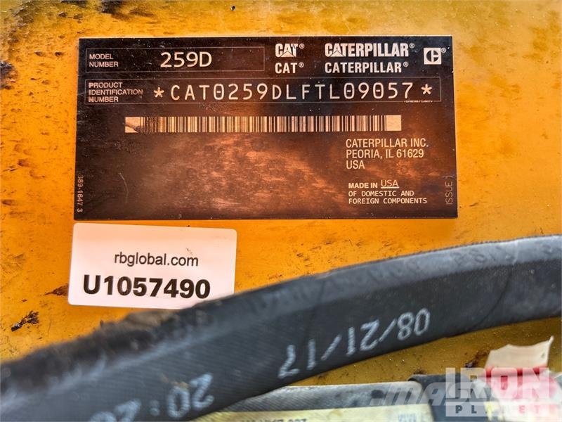 CAT 259D Two-Speed Compact Track Loader Chargeuse compacte