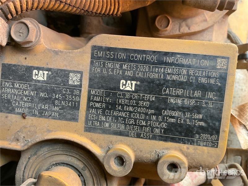 CAT 262D3 Two-Speed Compact Track Loader (Inoperable) Skid steer mini nakladalci